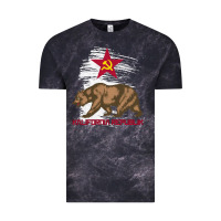 Cloud Black california republic communist kalifornia t shirt Vintage Tee - linhVisuals