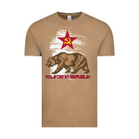 Vintage Coffee california republic communist kalifornia t shirt Vintage Tee - linhVisuals