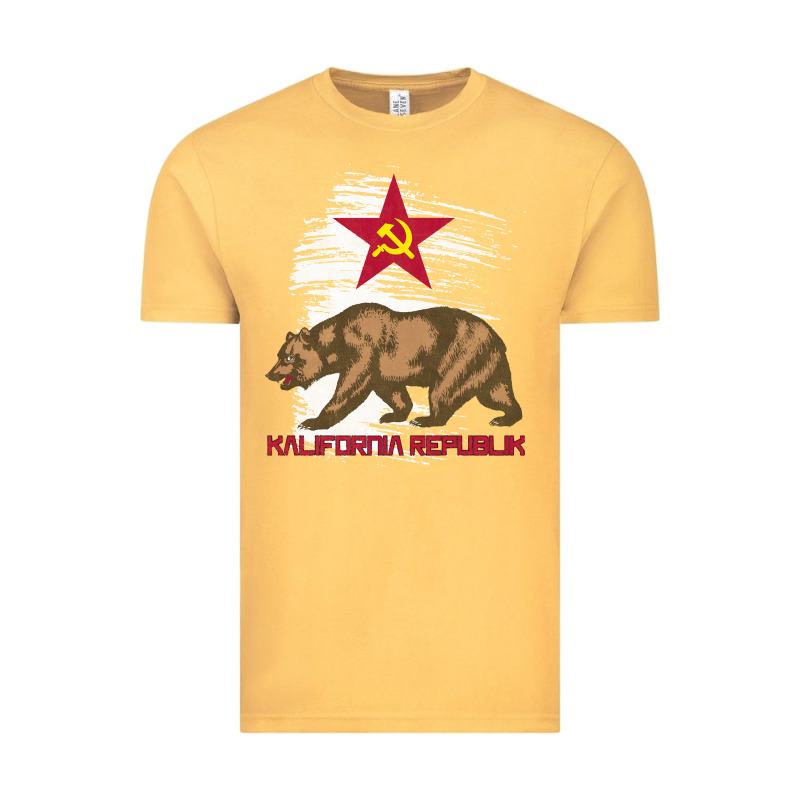 California Republic Communist Kalifornia T Shirt Vintage Tee by linhVisuals | Teevron