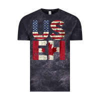 Cloud Black canada us eh american canadian flag vintage america colors patriotic g Vintage Tee - linhVisuals