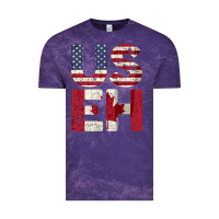 Cloud Purple canada us eh american canadian flag vintage america colors patriotic g Vintage Tee - linhVisuals