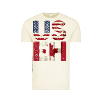 Canada Us Eh American Canadian Flag Vintage America Colors Patriotic G Vintage Tee | Teevron