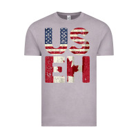 Vintage Zinc canada us eh american canadian flag vintage america colors patriotic g Vintage Tee - linhVisuals