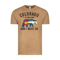 Vintage Camel colorado is calling and i must go state flag with wild bear Vintage Tee - linhVisuals