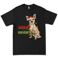 Black merry and bright chihuahua Premium Tee - RanaPortraitStore