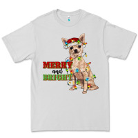 Dove Grey merry and bright chihuahua Premium Tee - RanaPortraitStore