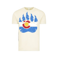 Vintage Arctic colorado state flag bear paw print pocket place Vintage Tee - linhVisuals
