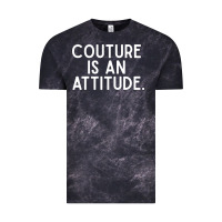 Cloud Black couture is an attitude fashion quote Vintage Tee - linhVisuals