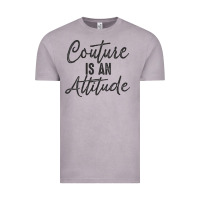 Vintage Zinc couture is an attitude inspirational fashion quote cute lettering text Vintage Tee - linhVisuals