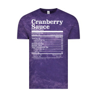 Cloud Purple cranberry sauce nutrition facts funny thanksgiving christmas food nutr Vintage Tee - linhVisuals