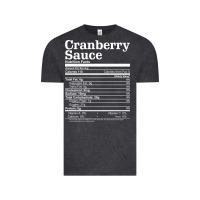 Vintage Black cranberry sauce nutrition facts funny thanksgiving christmas food nutr Vintage Tee - linhVisuals
