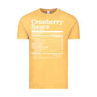 Vintage Mustard cranberry sauce nutrition facts funny thanksgiving christmas food nutr Vintage Tee - linhVisuals