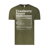 Vintage Olive cranberry sauce nutrition facts funny thanksgiving christmas food nutr Vintage Tee - linhVisuals