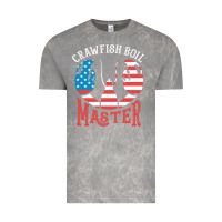 Cloud Rock crawfish boil master american  flag us big red lobster design Vintage Tee - linhVisuals
