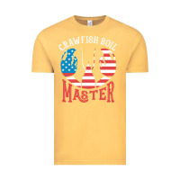 Vintage Mustard crawfish boil master american  flag us big red lobster design Vintage Tee - linhVisuals
