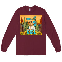 Burgundy small town girl Long Sleeve Tee - TumblerDesignByShophia