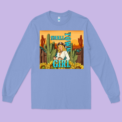 Small Town Girl Long Sleeve Tee Designed By Tumblerdesignbyshophia