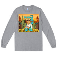 Heather Grey small town girl Long Sleeve Tee - TumblerDesignByShophia