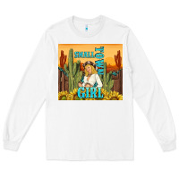 White small town girl Long Sleeve Tee - TumblerDesignByShophia