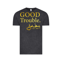 Vintage Black good trouble john lewis signature Vintage Tee - linhVisuals