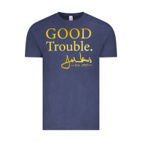 Vintage Denim good trouble john lewis signature Vintage Tee - linhVisuals