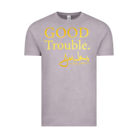 Vintage Zinc good trouble john lewis signature Vintage Tee - linhVisuals