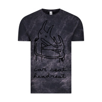Cloud Black Car Seat Headrest Vintage Tee - linhVisuals