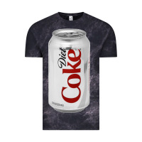 Cloud Black Diet Cola Coke Vintage Tee - linhVisuals