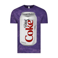 Cloud Purple Diet Cola Coke Vintage Tee - linhVisuals