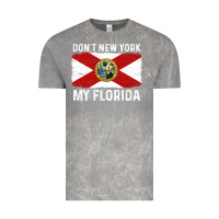 Cloud Rock don't new york my florida vintage flag funny saying gift Vintage Tee - linhVisuals