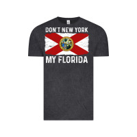 Vintage Black don't new york my florida vintage flag funny saying gift Vintage Tee - linhVisuals