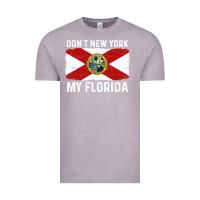 Vintage Zinc don't new york my florida vintage flag funny saying gift Vintage Tee - linhVisuals