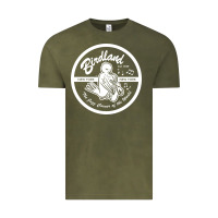 Vintage Olive birdland jazz club Vintage Tee - linhVisuals