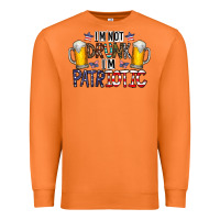 Carrot I'm Not Drunk I'm Patriotic Premium Sweatshirt - CowhideDigitalArt