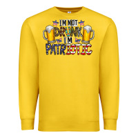 Lemon I'm Not Drunk I'm Patriotic Premium Sweatshirt - CowhideDigitalArt