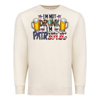 Sandshell I'm Not Drunk I'm Patriotic Premium Sweatshirt - CowhideDigitalArt