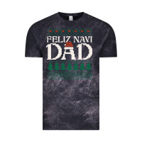 Cloud Black feliz navi dad ugly christmas sweater funny spanish xmas pun gift for Vintage Tee - linhVisuals