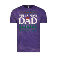 Cloud Purple feliz navi dad ugly christmas sweater funny spanish xmas pun gift for Vintage Tee - linhVisuals