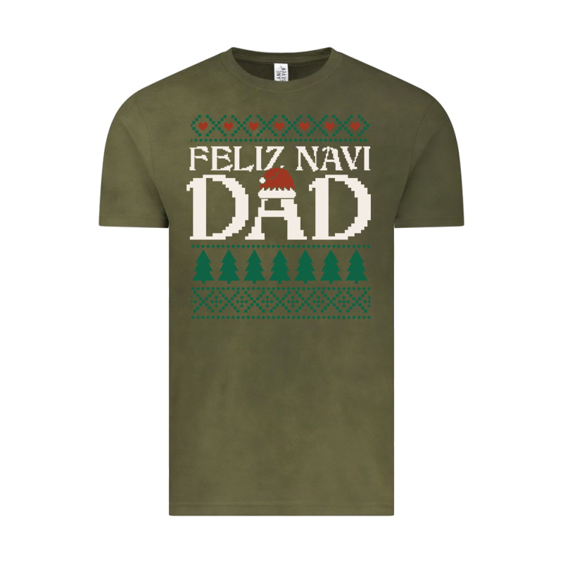 Feliz Navi Dad Ugly Christmas Sweater Funny Spanish Xmas Pun Gift For Vintage Tee by linhVisuals | Teevron