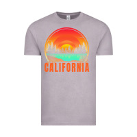 Vintage Zinc california t  shirt california sunset vintage trees scenery t  shirt Vintage Tee - linhVisuals