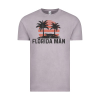Vintage Zinc florida man state funny meme vintage palm trees and sunset retro sun Vintage Tee - linhVisuals