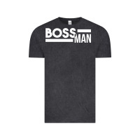 Vintage Black boss man Vintage Tee - linhVisuals