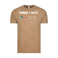 Vintage Coffee funny things i hate low battery and wifi connection Vintage Tee - linhVisuals