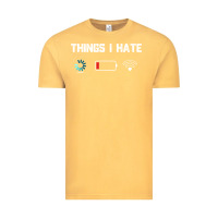 Vintage Mustard funny things i hate low battery and wifi connection Vintage Tee - linhVisuals
