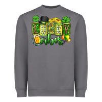St. Patrick's Lucky Vibes Heavyweight Sweatshirt | Teevron