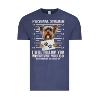 Vintage Denim funny yorkie personal stalker yorkshire terrier  dog i will follow you Vintage Tee - linhVisuals