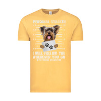 Vintage Mustard funny yorkie personal stalker yorkshire terrier  dog i will follow you Vintage Tee - linhVisuals