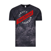 Cloud Black jamaica red stripe lager beer Vintage Tee - linhVisuals