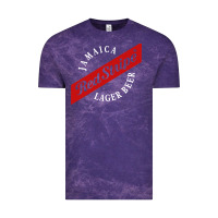 Cloud Purple jamaica red stripe lager beer Vintage Tee - linhVisuals