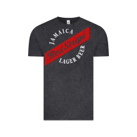 Vintage Black jamaica red stripe lager beer Vintage Tee - linhVisuals